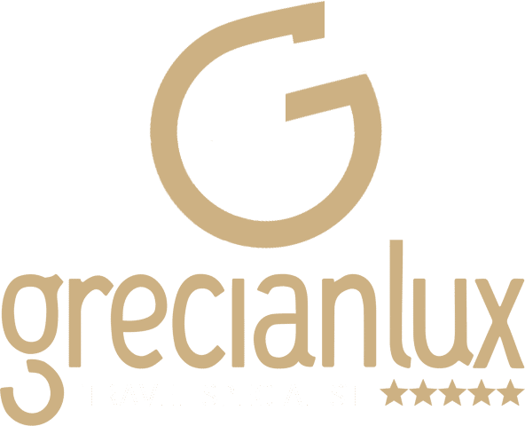 Grecianlux travel specialist logo with five stars